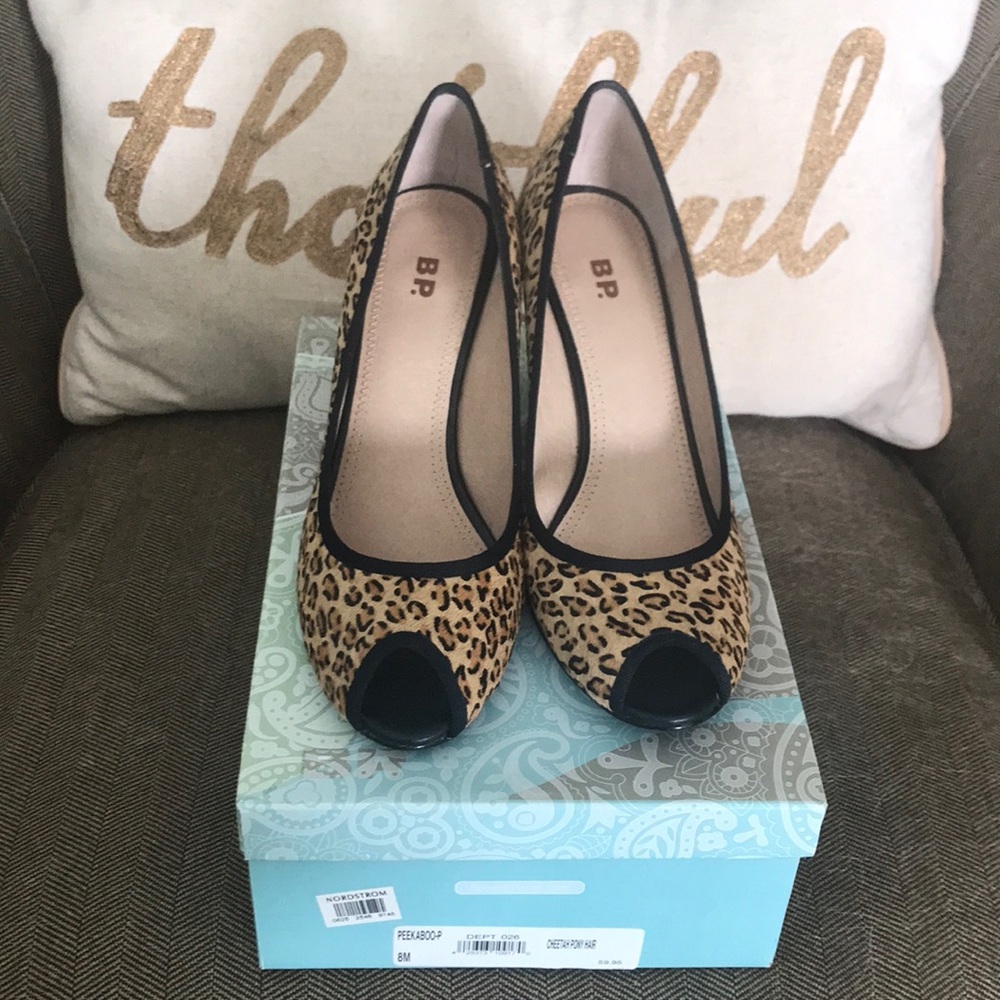 Pony hair high heels